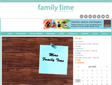 Tablet Screenshot of familytimemagazine.com